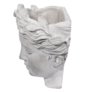Visage Cement Wall Planter Vase - Small