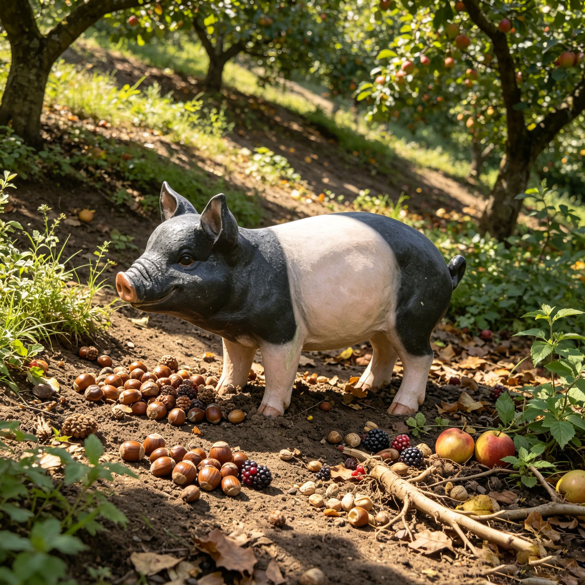 Garden Pig Statues Outdoor Decor