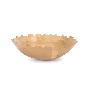 Metallic Abstract Aluminum Bowl (Set of 2)