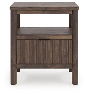 Pamytta - One Drawer Night Stand - Brown - Best Buy Furniture