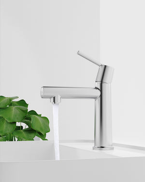 Chrome Single Handle Bathroom Faucet for 1 or 3 Holes