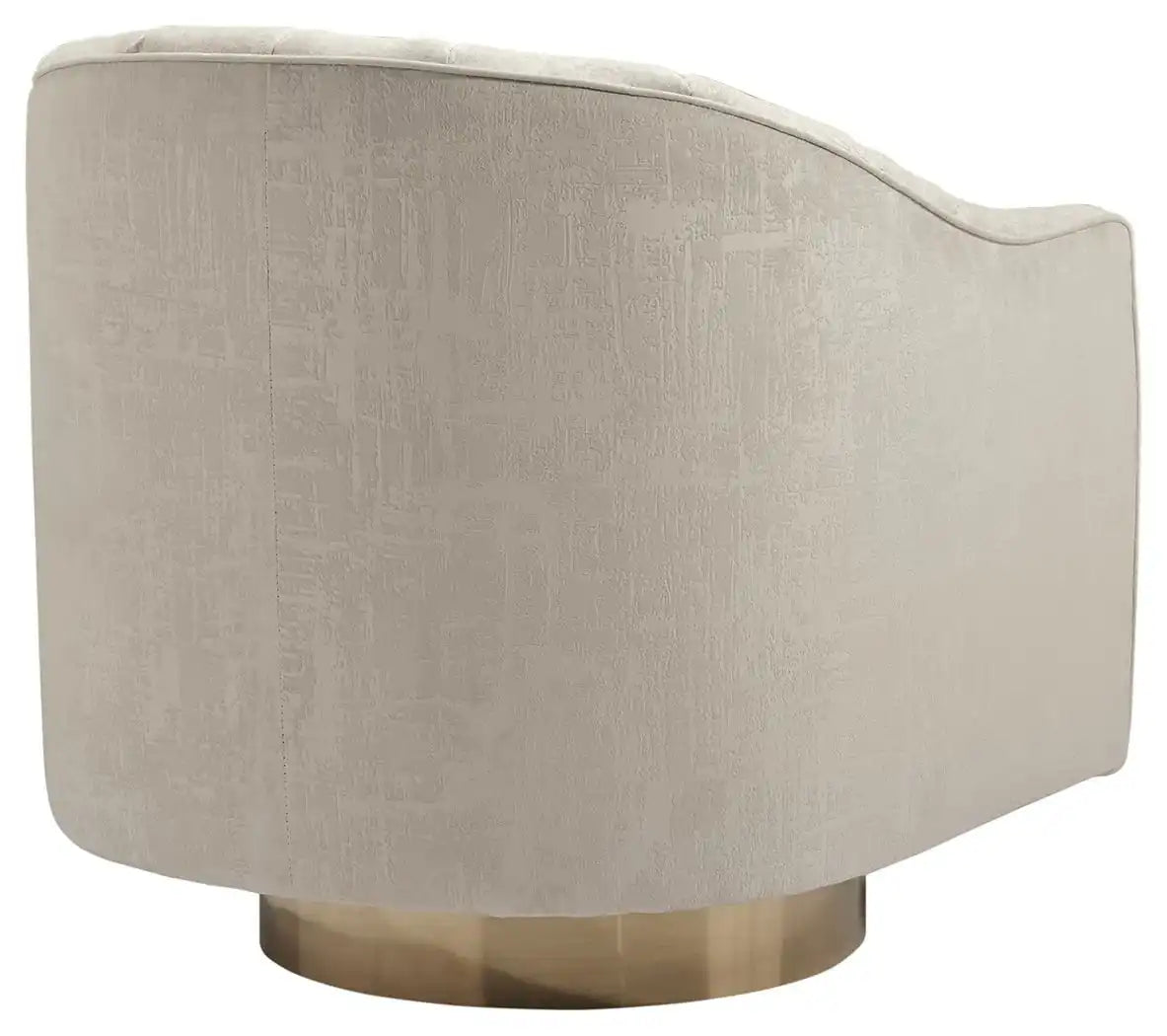Penzlin - Swivel Accent Chair - Pearl - Best Buy Furniture