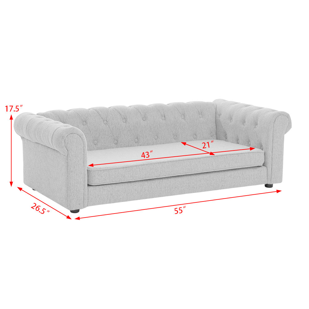Elegant Rectangular Pet Bed for Oversized Dogs