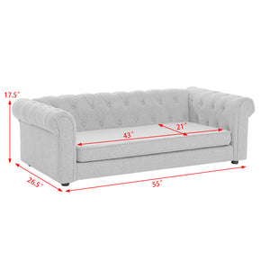 Elegant Rectangular Pet Bed for Oversized Dogs