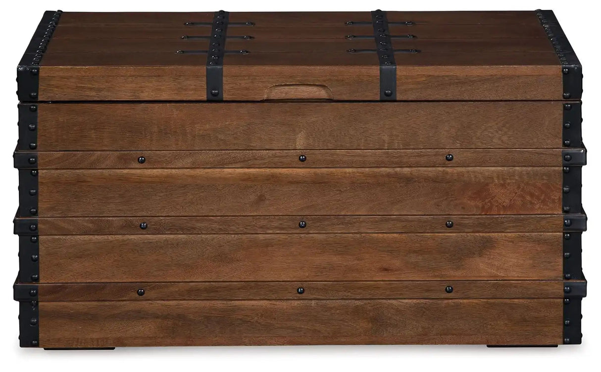 Kettleby - Storage Trunk - Brown - Best Buy Furniture