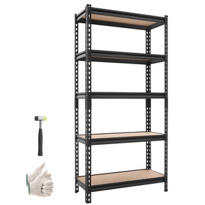 5-Tier Adjustable Heavy Duty Metal Storage Shelves