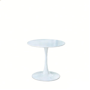 Mid-Century Tulip Table With Round Top and Pedestal Base