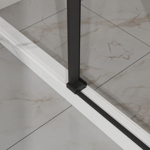 Frameless Tub Sliding Shower Door With Easy Clean Coating