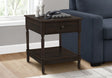 Accent - Table, 2 Tier, Square, Traditional - Walnut - Best Buy Furniture