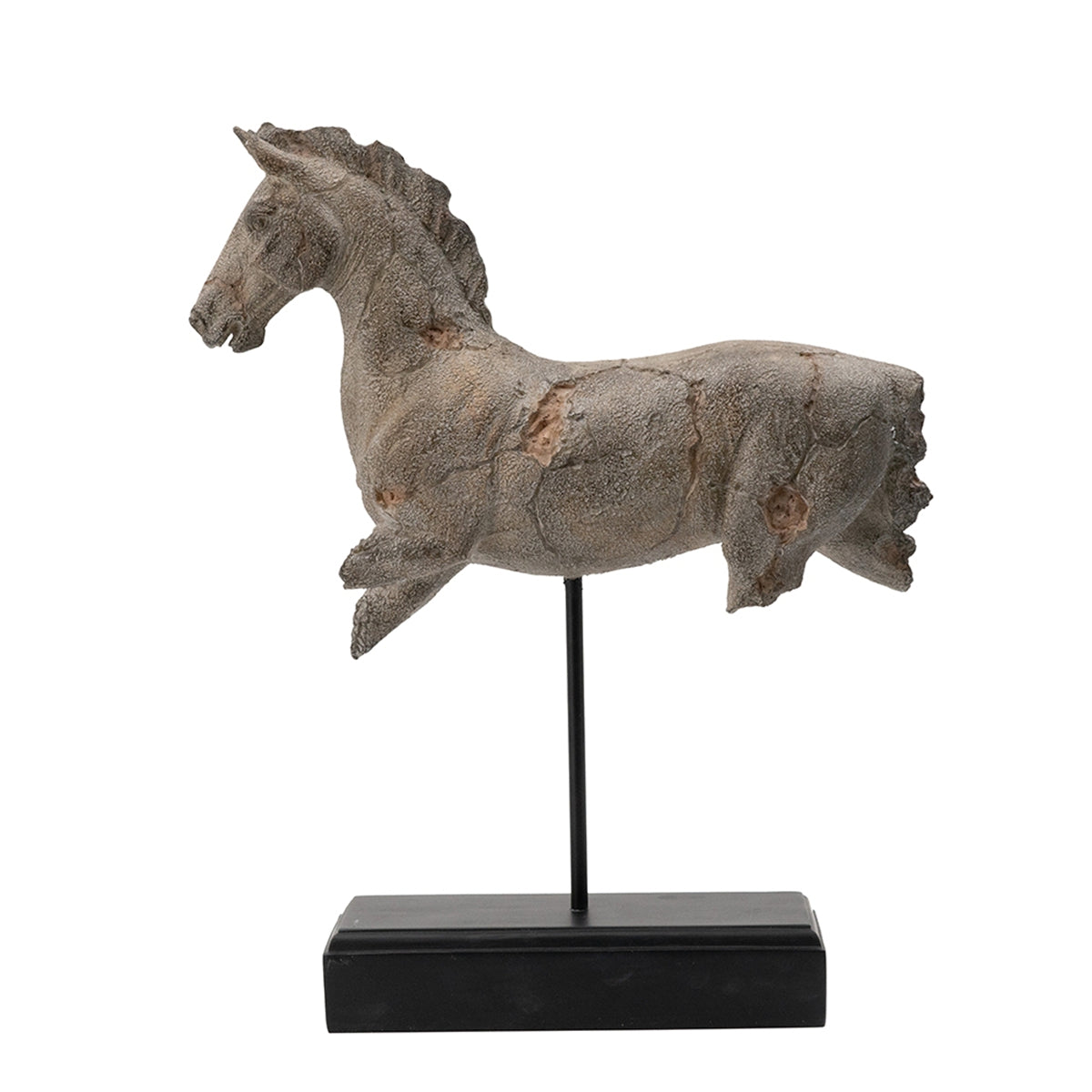 Antique Horse Statue On Stand