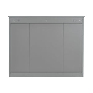 Bathroom Vanity With Mirror Cabinet, Single Sink With 2 Soft Closing Doors And 4 Drawers