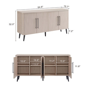 Jodie - Fluted Sideboard - Oak