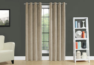 2 Pieces Set, Curtain Panel, Room Darkening, Grommet - Best Buy Furniture