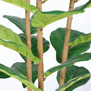 5.2FT Artificial Fiddle Leaf Fig Tree With Decorative Pot