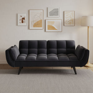 Sofa Soft Two Armrests Throw Pillow Pillow Comfortable Fit Apartment Bedroom Small Space