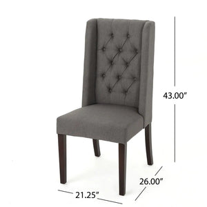 Sophisticated Tufted Dining Chair With High Back Design - Best Buy Furniture