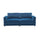 Modern Square Arm Sofa With Soft Fabric Upholstery, Deep Cushions - Best Buy Furniture