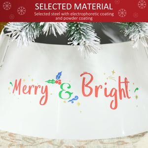 HOMCOM 26 Inch Christmas Tree Collar Ring, Stand Cover for Decor