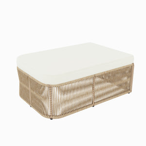 Outdoor PE Rattan Patio Furniture Set with Iron Frame