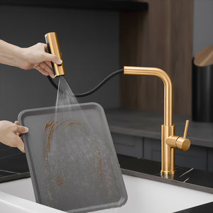Kitchen Sink Faucet, Nickel