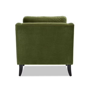 Josephine 33" Upholstered Accent Chair, Olive