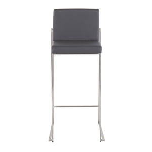 Fuji - Contemporary And Modern Elegance High Back Barstool