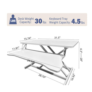 32 Inch Desk Converter