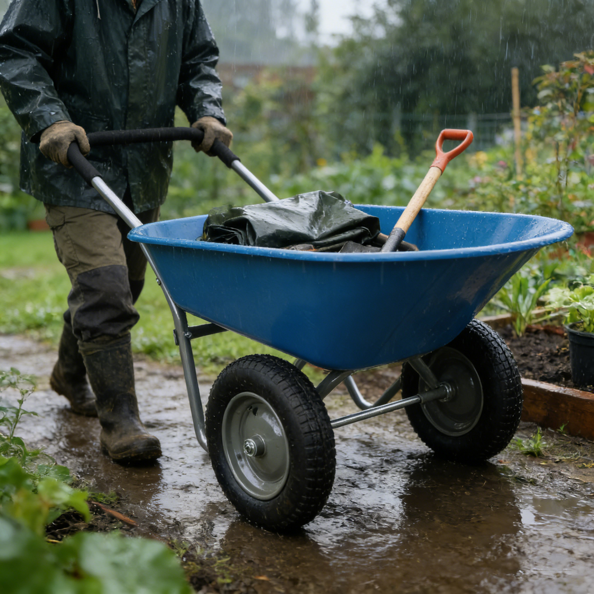 Two Wheeled Trolley Wheel Barrow