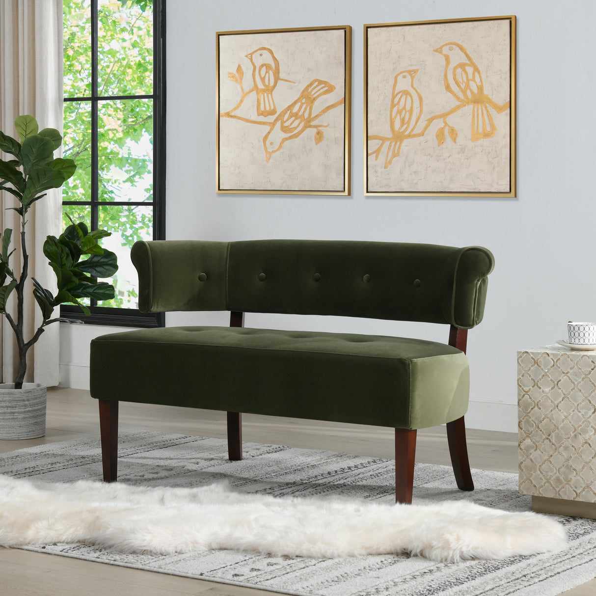 The-Ellingsvik™-Mid-Century-Banquette-Accent-Chairs
