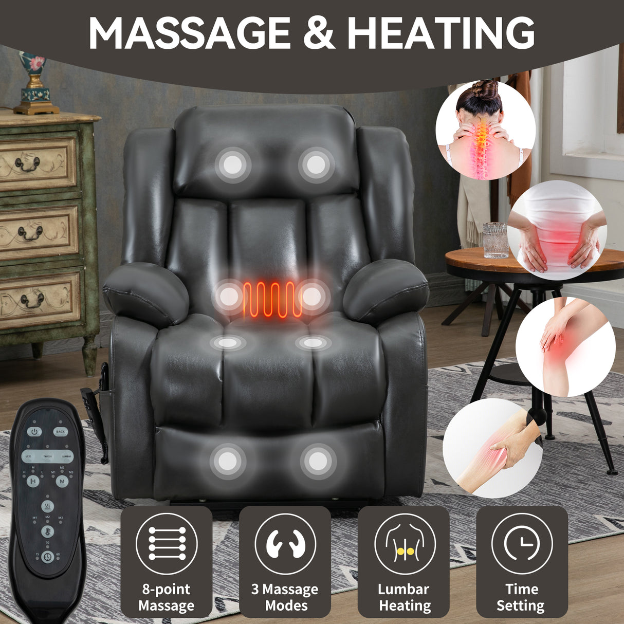 Dual Motor Electric Recliner Chair