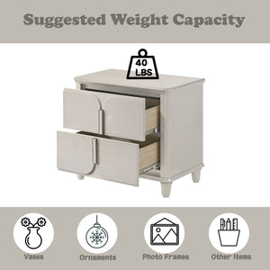 Laveda - Nightstand - White - Best Buy Furniture