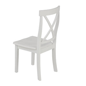 5 Pieces Dining Table And Chairs Set For 4 Persons, Kitchen Room Solid Wood Table With 4 Chairs