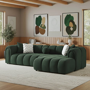Beatrice Modern Tufted Dark Sectional