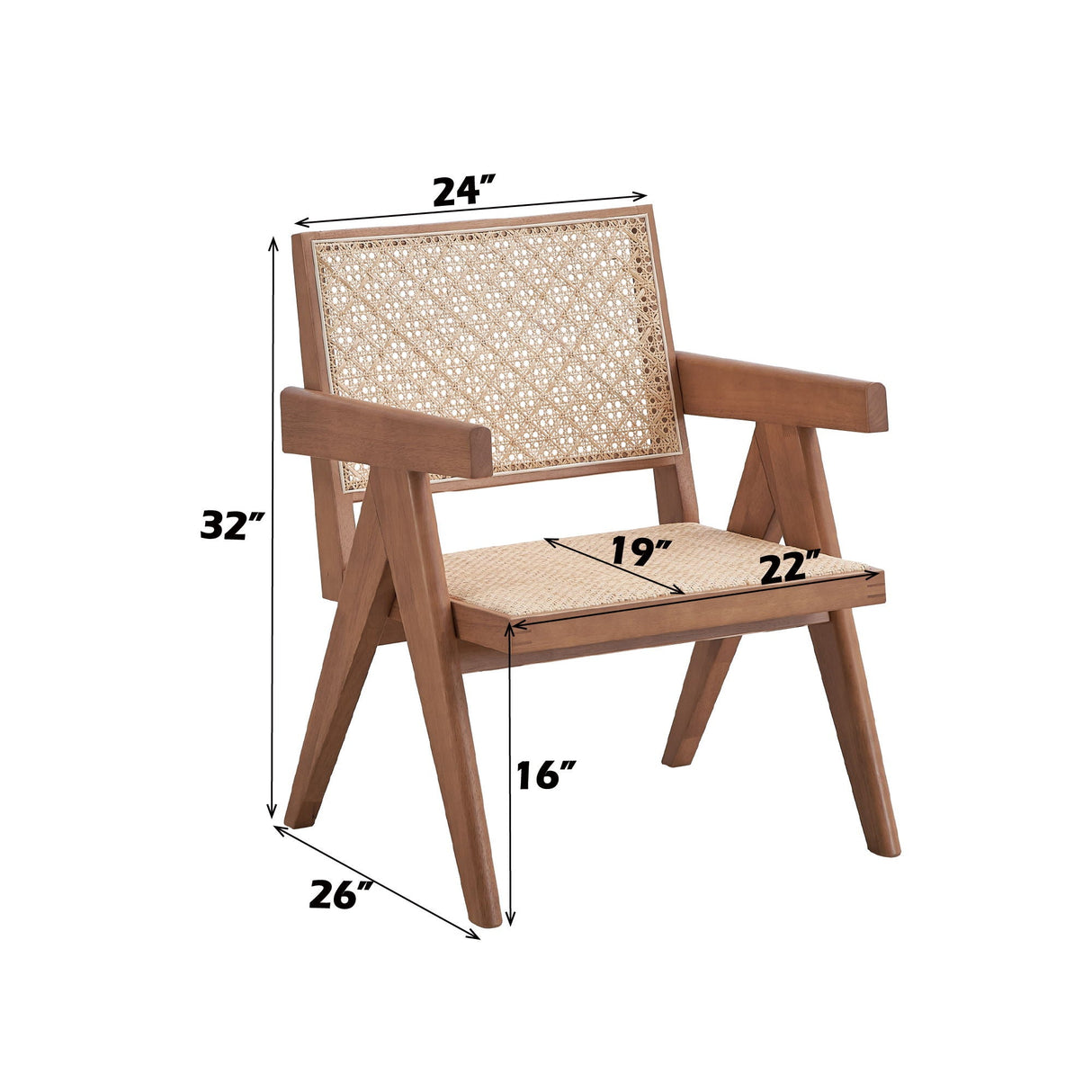 Velentina - Accent Chair - Natural / Rattan - Best Buy Furniture
