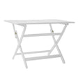 Blissique - Outdoor Foldable Wood Dining Table With Slat Design - Best Buy Furniture