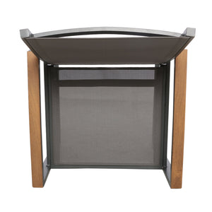 Aresha - Metal Outdoor Dining Armchair (Set of 2) - Gray