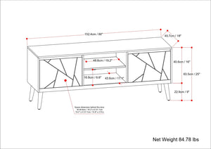 Jager - TV Media Stand - Natural