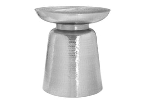 Drum Accent Side Table, Hammered Texture - Best Buy Furniture