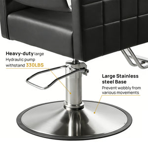 Black Salon Stylist Chair for Home