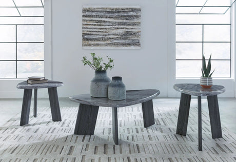 Bluebond - Occasional Table Set (Set of 3) - Gray - Best Buy Furniture