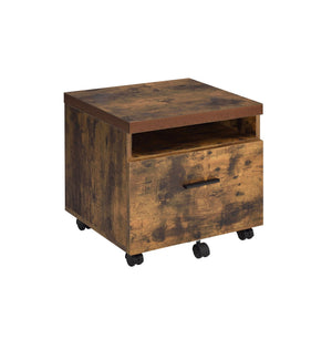 Bob - File Cabinet - Weathered Oak / Black - Best Buy Furniture