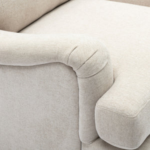 Candor - Chair And Ottoman Set - Beige