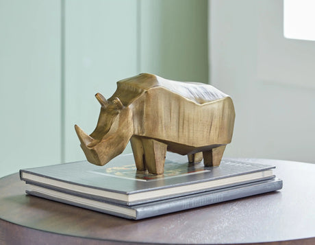 Gentwell - Sculpture - Antique Gold Finish - Best Buy Furniture