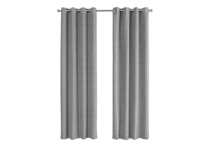 2 Pieces Set, Curtain Panel, Room Darkening, Grommet, Contemporary & Modern - Best Buy Furniture