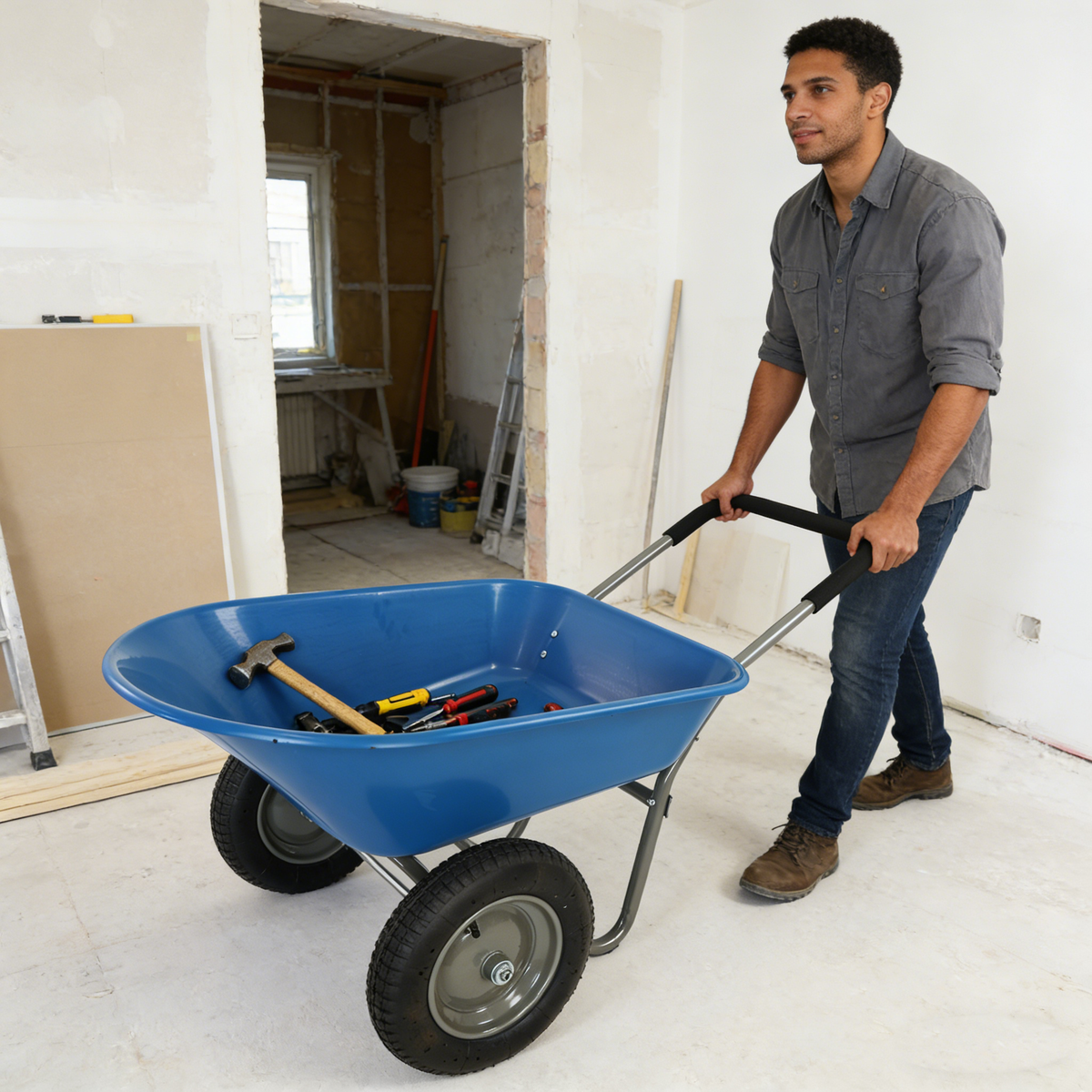 Two Wheeled Trolley Wheel Barrow