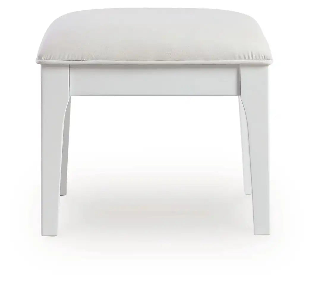 Chalanna - Vanity Stool - White - Best Buy Furniture