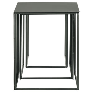 Vestal - 3 Piece Rectangular Nesting Table Set - Gray
