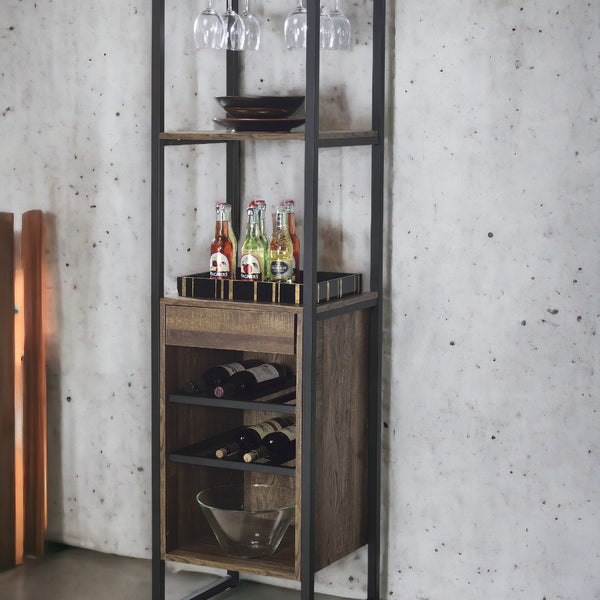 Narik Weathered Wine Rack
