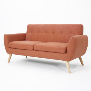 67.25" Button Tufted Loveseat