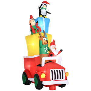 Outsunny 9ft Christmas Inflatables Outdoor Decorations
